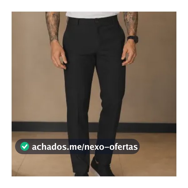 Calça Alfaiataria Masculina Em Microfibra Premium Ajustado