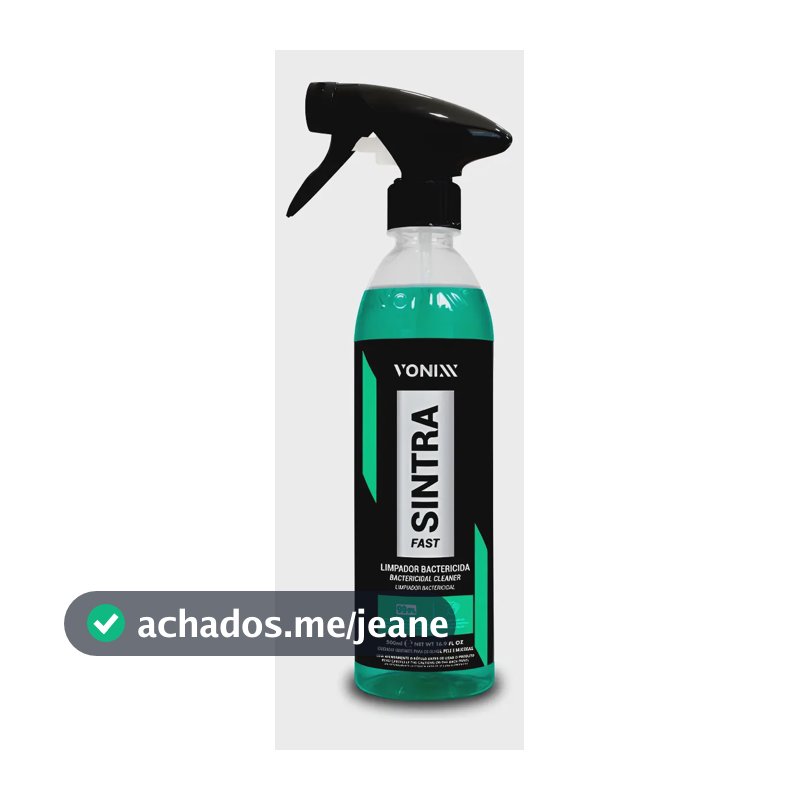 Sintra Fast 500ml Vonixx Apc Bactericida Limpeza Automotiva