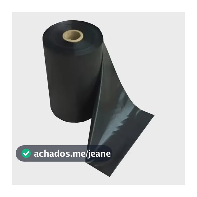 Lona Plastica Preta Rolo 4 X 100m Plastica Rf 100micras