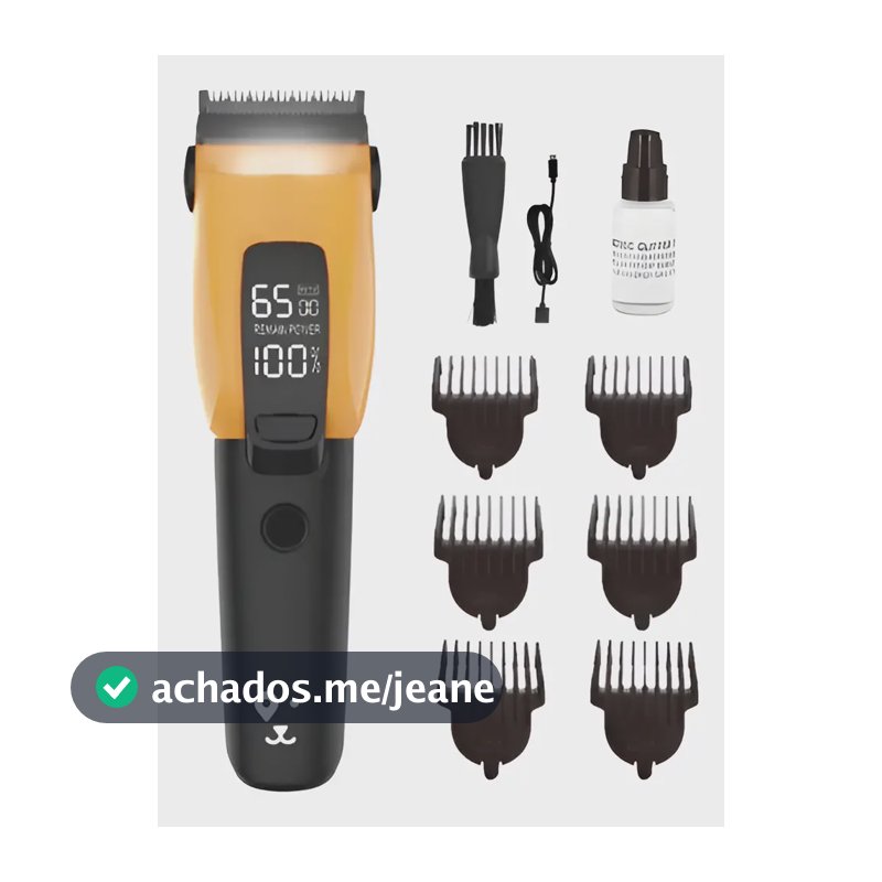 Máquina Tosa 3 Veloc 6500 À 7500 Rpm Pet Shop Cães Cavalos Várias 110/220 Volts - Bivolt