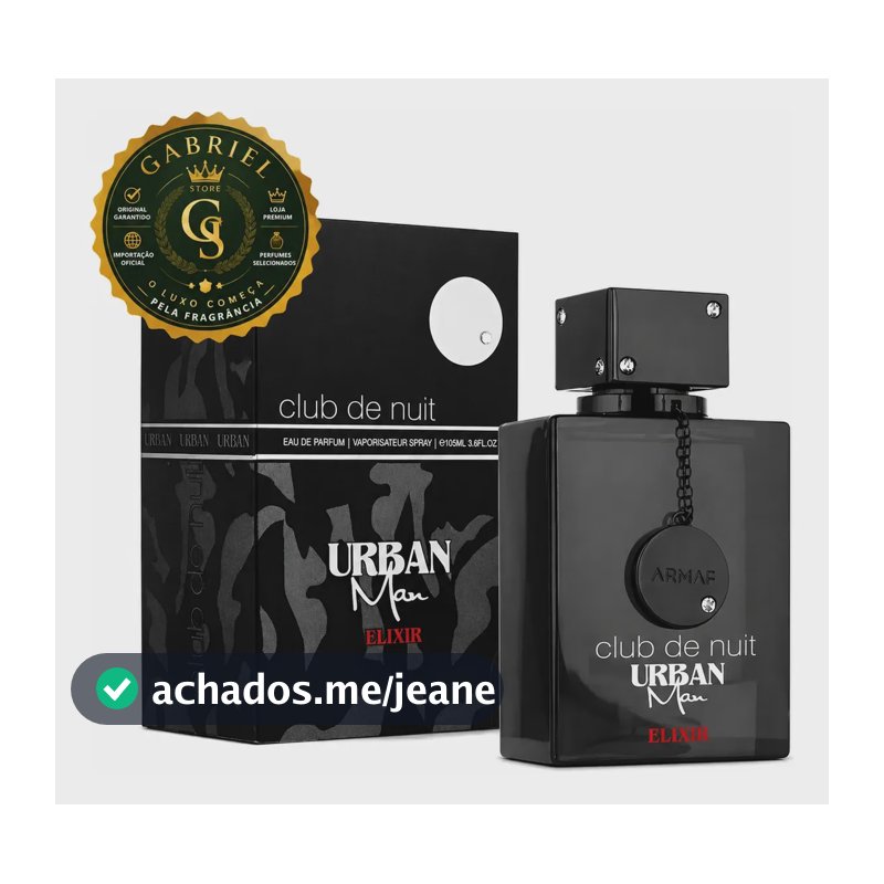 Armaf Club De Nuit Urban Elixir Edp 105ml Para Masculino