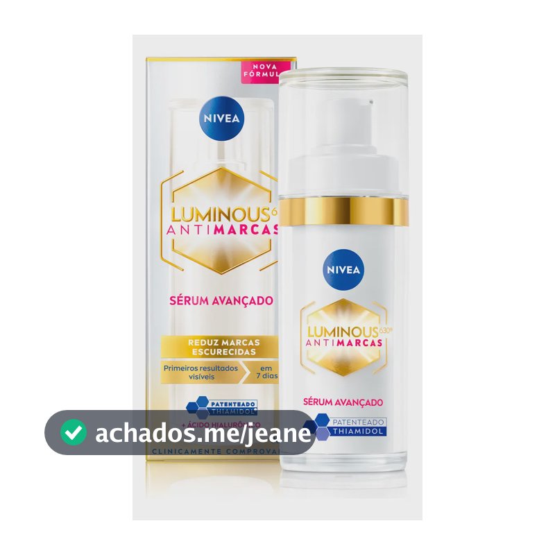 Sérum Facial Cellular Luminous 630 Antimarcas 30ml Nivea Normal Todo Tipo De Pele Dia/noite