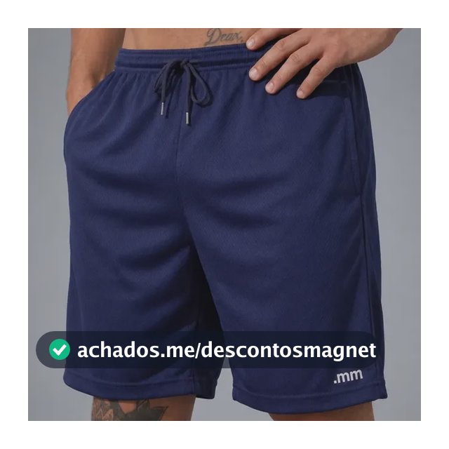 Bermuda Esportiva Masculina Futebol Short Treino Academia