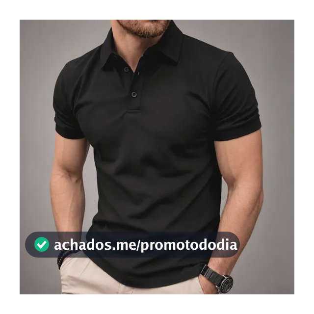 Camisa Gola Polo Masculina Pique Premium Algodão Confortável