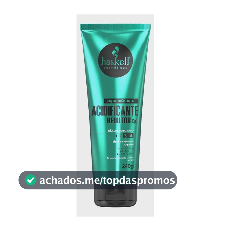 Supermáscara Acidificante Redutor Ph 240g Haskell