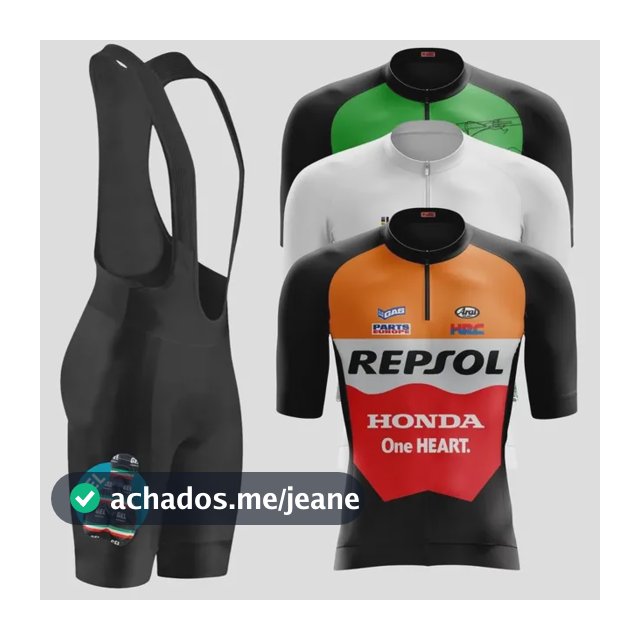 Conjunto Ciclista Masculino Camisa Pro Bretelle Gel Bike