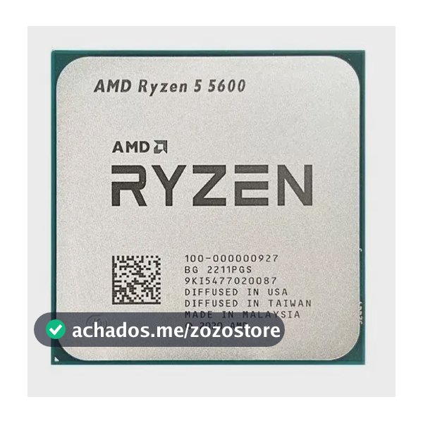 Processador AMD Ryzen 5 5600 Oem Sem Cooler