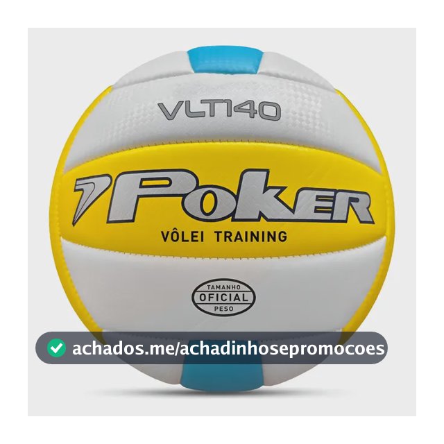 Bola De Vôlei Training Poker Voleibol Quadra Original