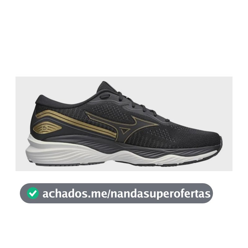 Tênis Masculino Wave Falcon 5 Mizuno Pret90 Liso 41 Br