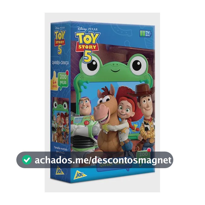 Toyster - Disney: Toy Story 5 - Quebra-cabeça 200 Peças - JAK