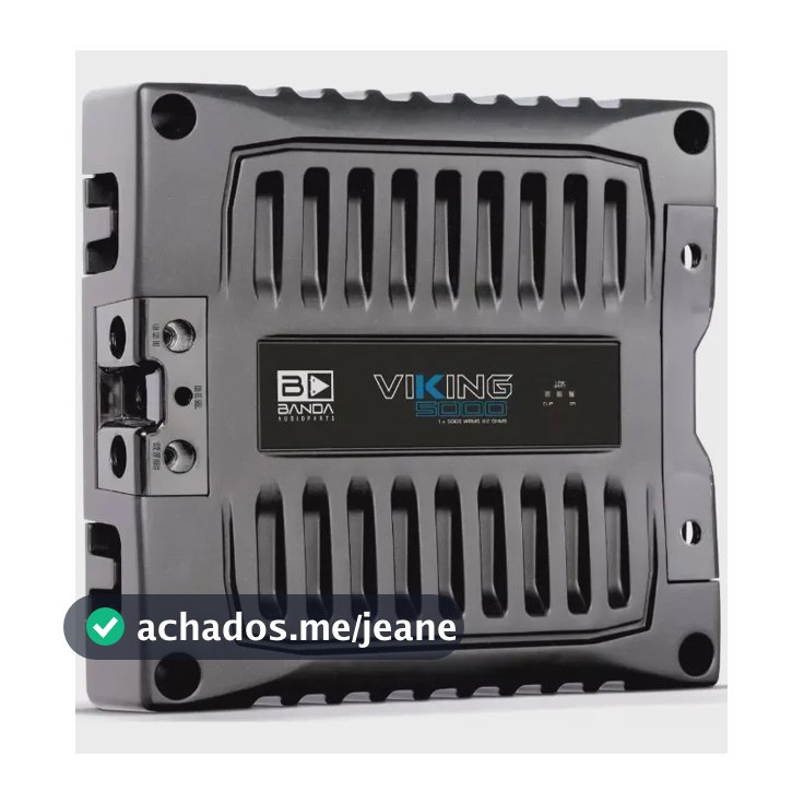 Viking 5002 Modulo Amplificador Banda 2 Ohms 1 Canal 5000w Cinza-escuro