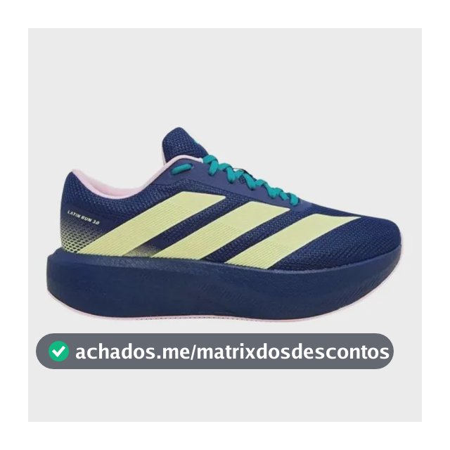 Tênis adidas Latin Run 3.0 Unissex Marinho/amarelo 36 Br
