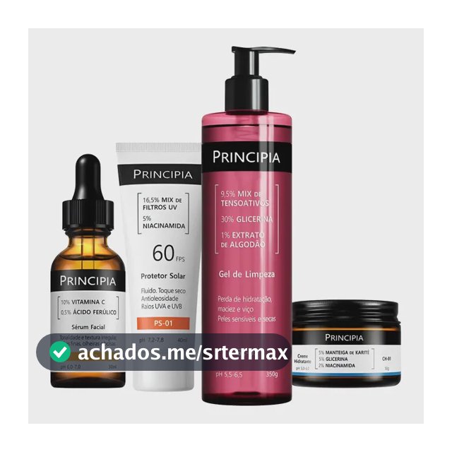 Principia Kit Essencial Gl-03 + Ch + Vc + Ps Sensível Dia/noite