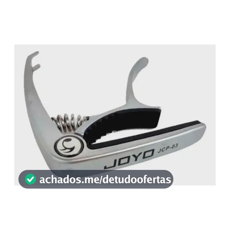Capotraste Metal Joyo Cor Prata