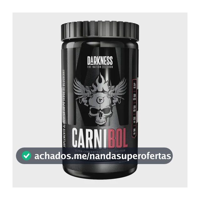 Carnibol Blueberry 900g - Darkness Proteina Isolada Da Carne Blueberry