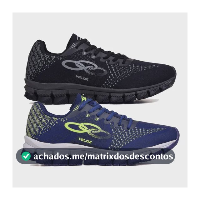 Kit 2 Pares Tenis Olympikus Masculino Barato Envio Imediato