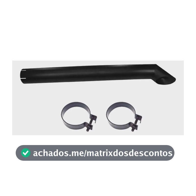 7c6450 - Tubo De Escape P/ 924f Cat C 2 Abraçadeiras