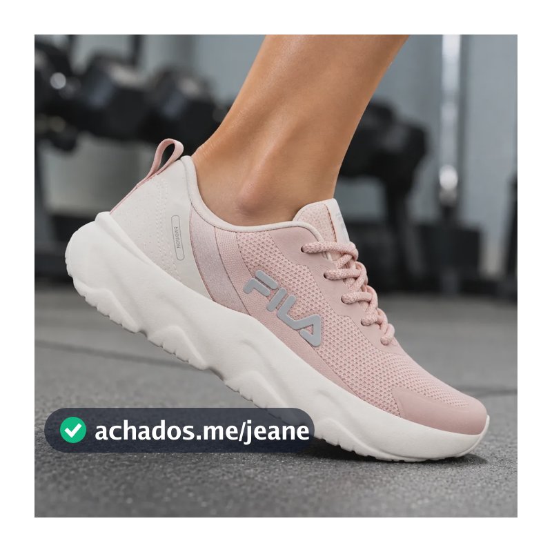 Tênis Fila Feminino Emotion Academia Confortavel - Original Rosa 36 Br