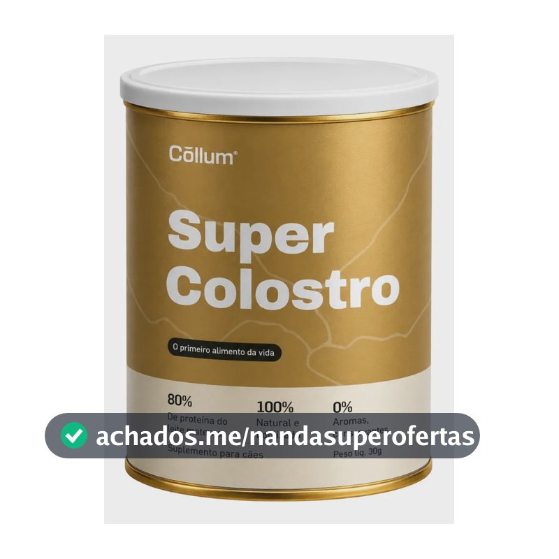 Super Colostro Collum para Cachorros 33g Proteína em Pó