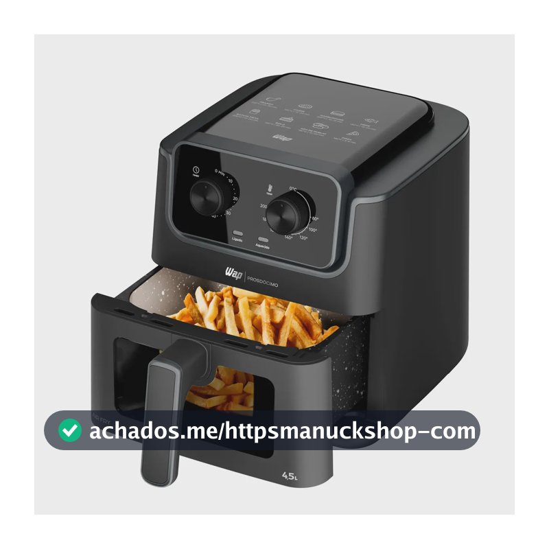 Wap Af01 Airfryer 4,5l Visor Com Luz Interna Antiaderente 127V