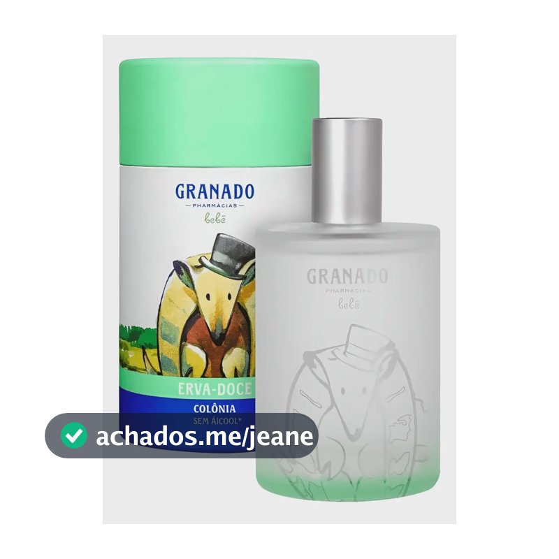Colônia Bebê Granado Perfume Infantil Erva Doce 100ml Oferta