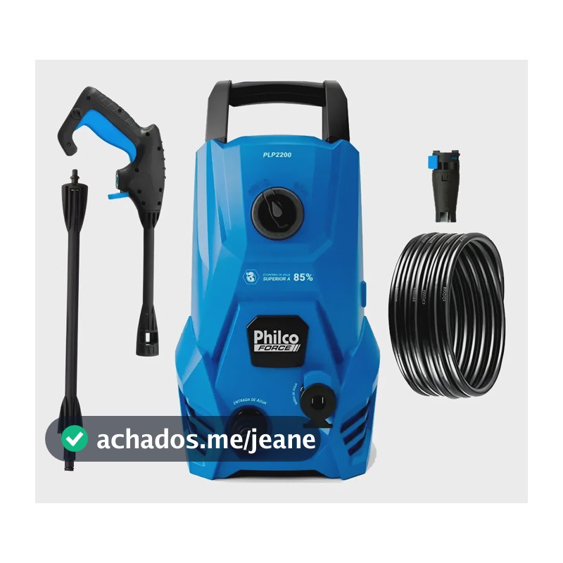 Lavadora De Alta Pressão Profissional Philco 1300psi 1300w Azul 127v 60hz