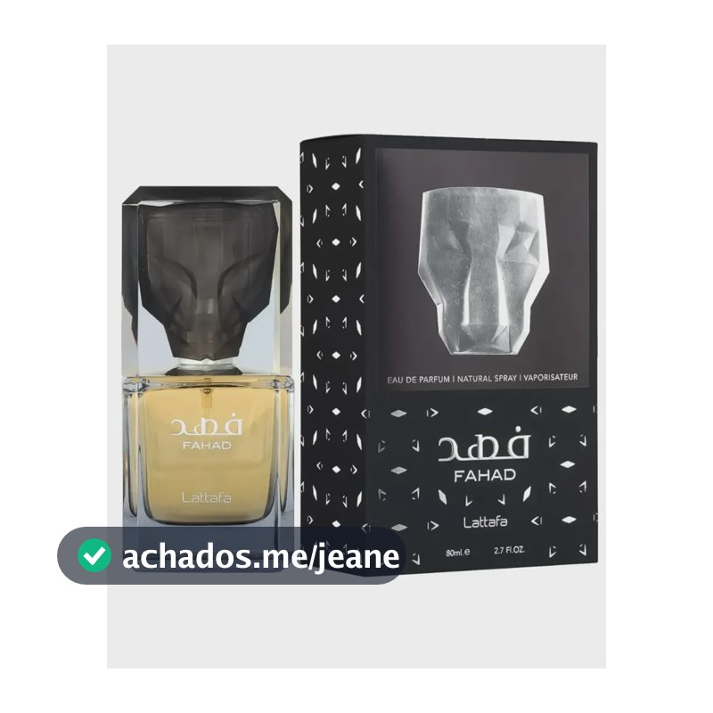 Perfume Lattafa Fahad Masculino Árabe Original 80ml