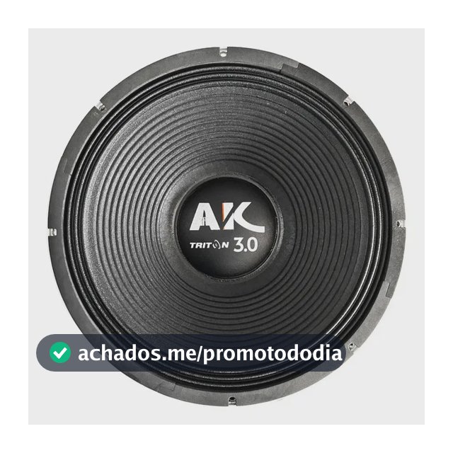 Alto Falante Triton Ak 3.0 15 Pol 1500w Rms 4 Ohms 4 Ohms 4 Ohms