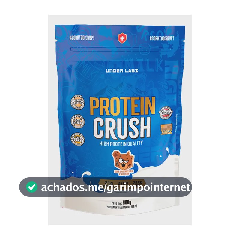 Proteína Under Labz Whey concentrado Crush em pó sabor Cookies Bear x 900g