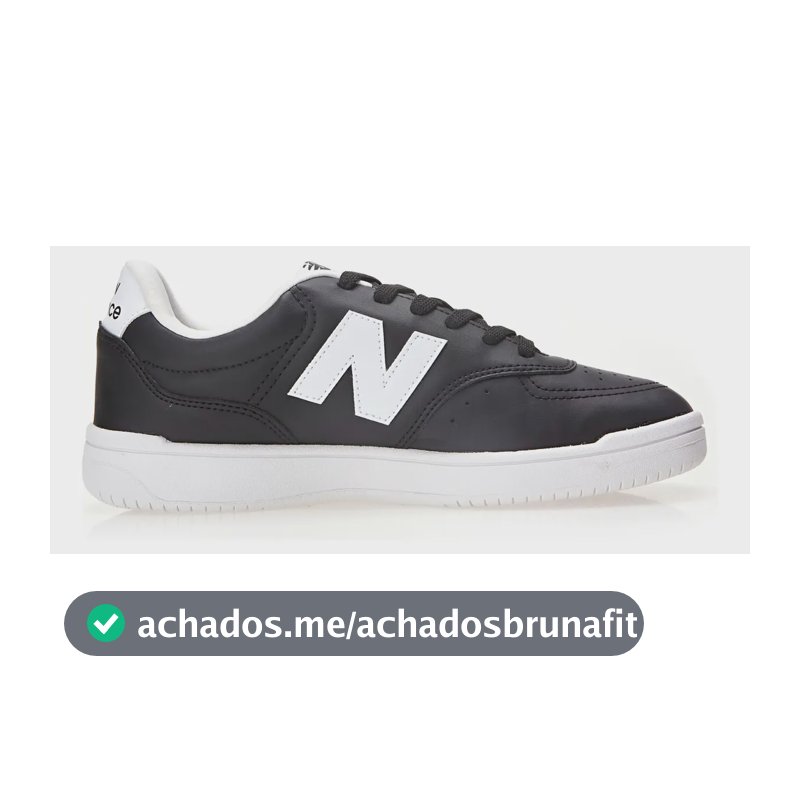 Tênis New Balance Sem Gênero Bb80 Preto Liso 40 Br