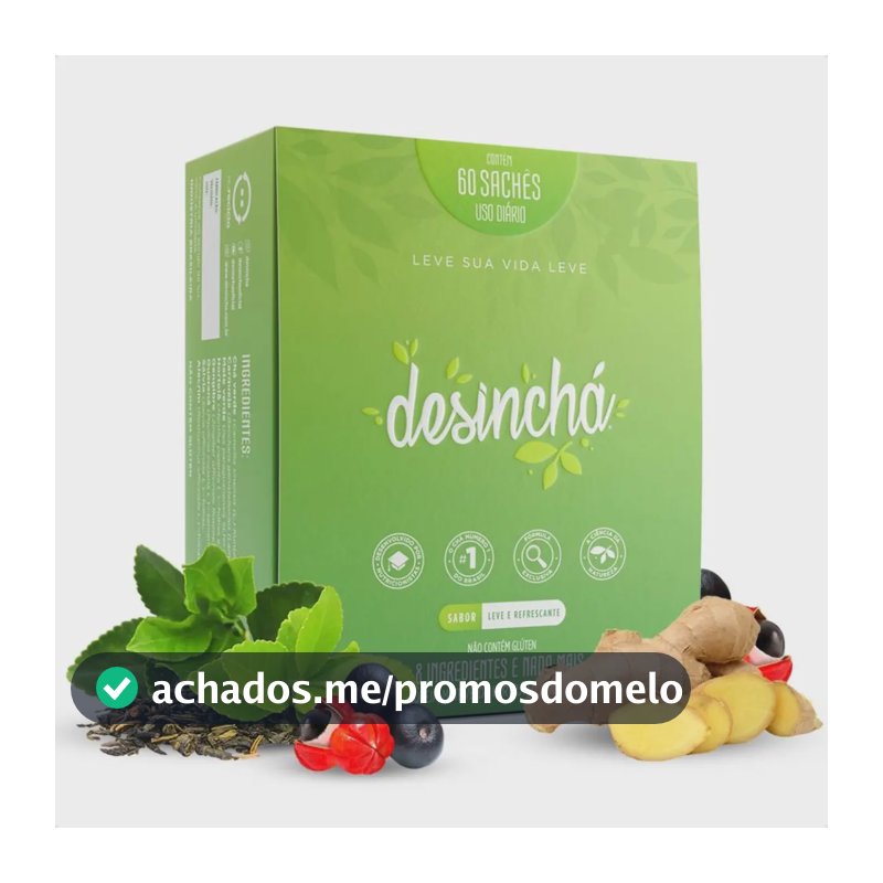Chá Funcional Desinchá Dia Original 60 Sachês