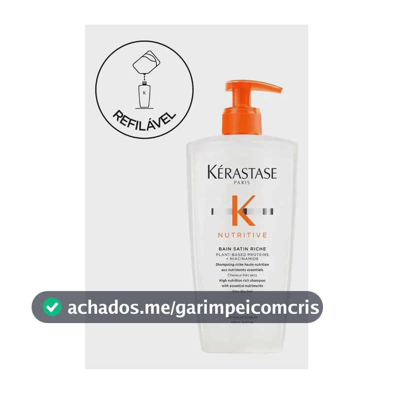Shampoo Kérastase Bain Nutritive Satin Riche 500ml