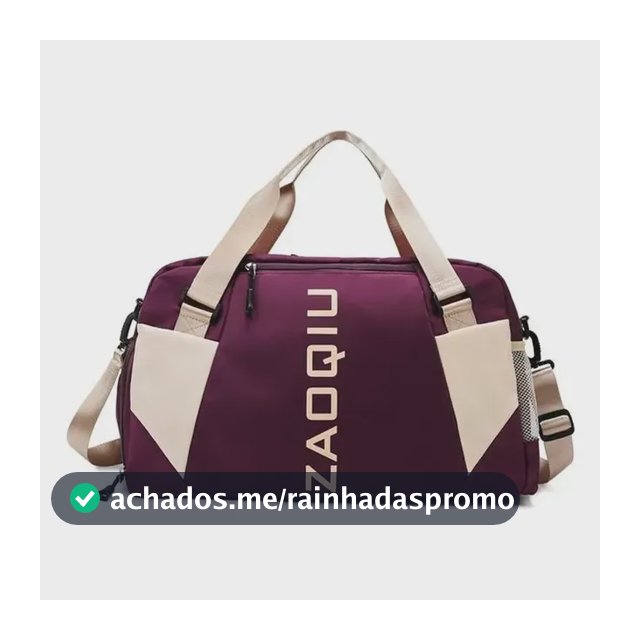 Bolsa Mala De Mão 10kg Feminina De Bordo Viagem Grande Cor Vinho