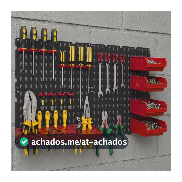 Painel Organizador 59x35 Gaveteiro Suporte Porta Alicate
