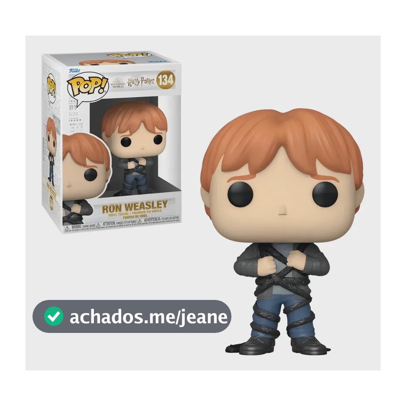 Boneco Funko Ron Weasley 134 Harry Potter In Devil`s Snare