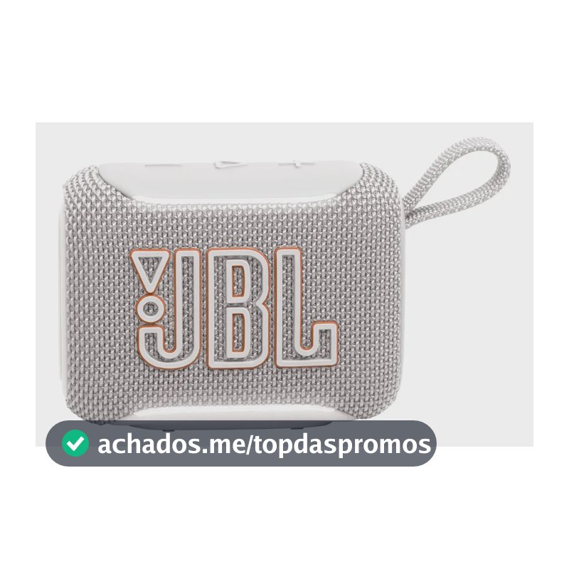 Caixa de som portátil com Bluetooth JBL GO5 - Branca