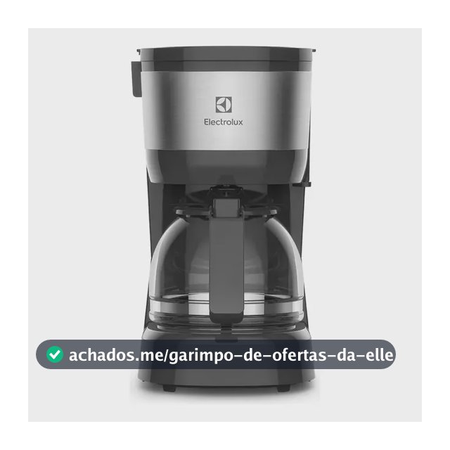 Cafeteira elétrica Electrolux inox filtro permanente removivel corta pingos capacidade 600ml 15 xicaras função manter aquecido sistema ECM10