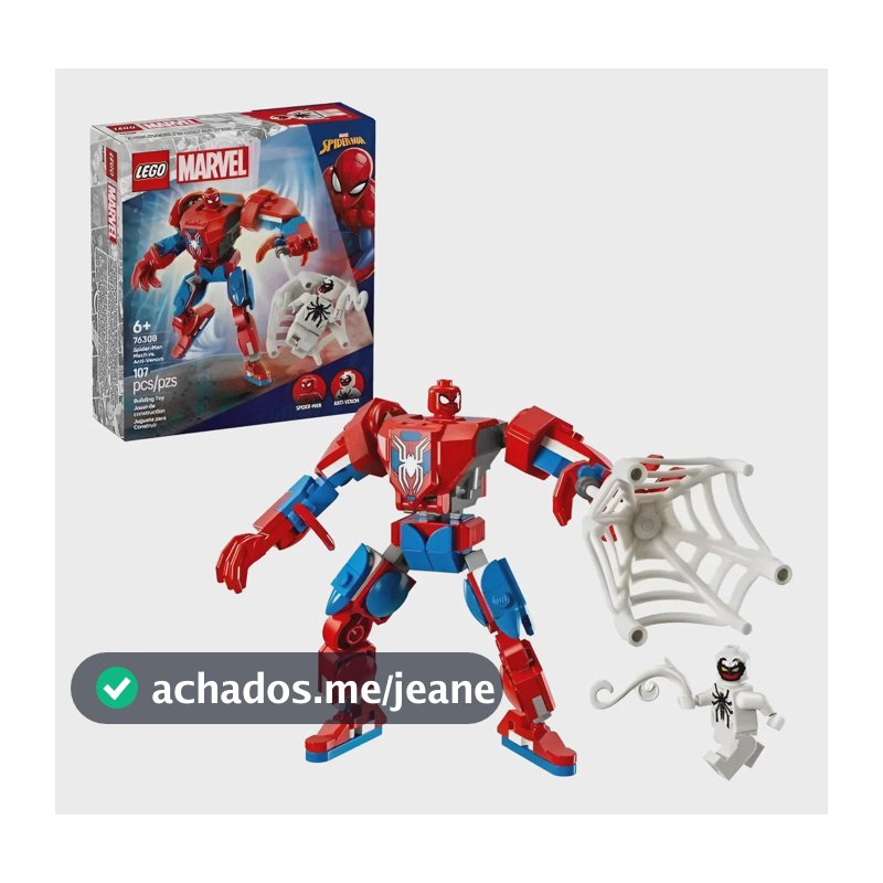 Lego Robô Do Homem-aranha Vs Anti-venom 107