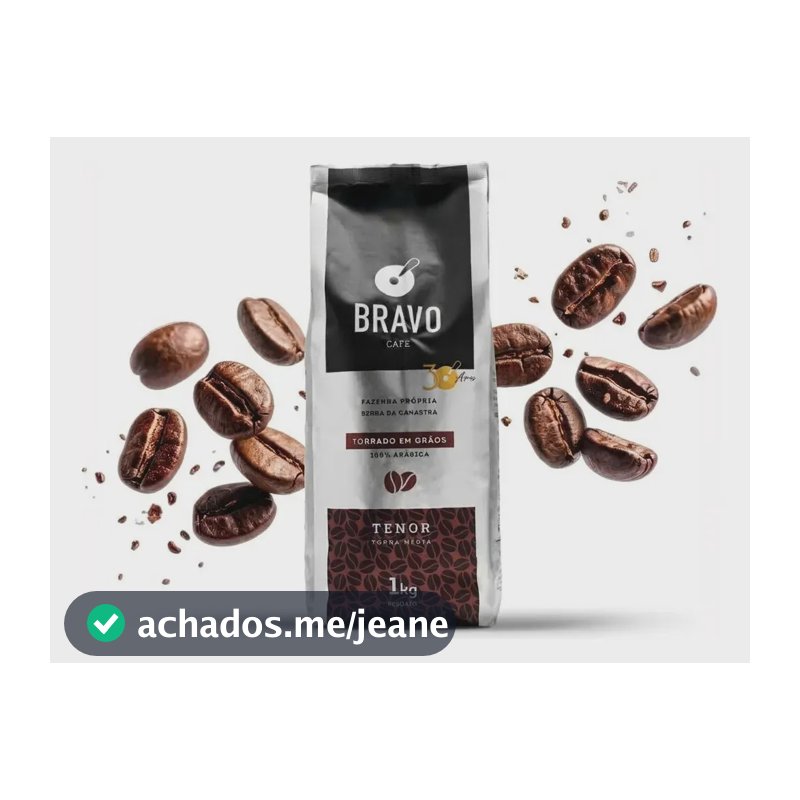 Café Tenor Torrado Em Grãos Bravo Café Pacote 1kg