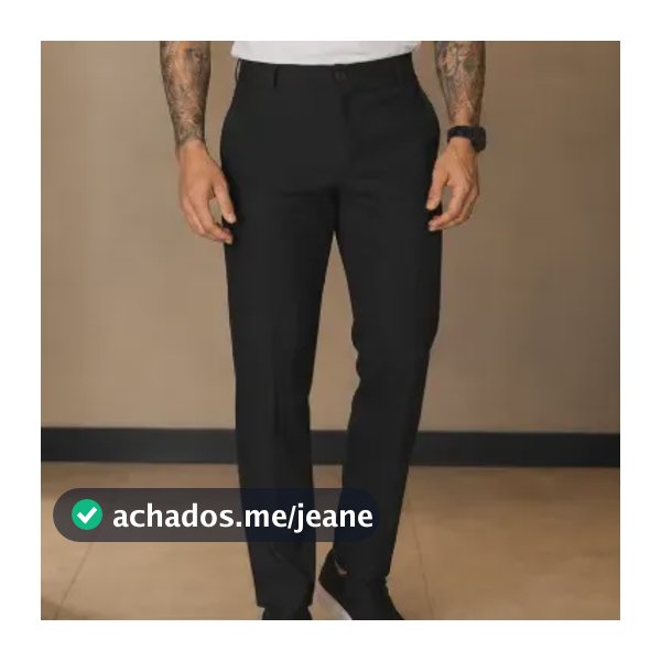 Calça Alfaiataria Masculina Em Microfibra Premium Ajustado