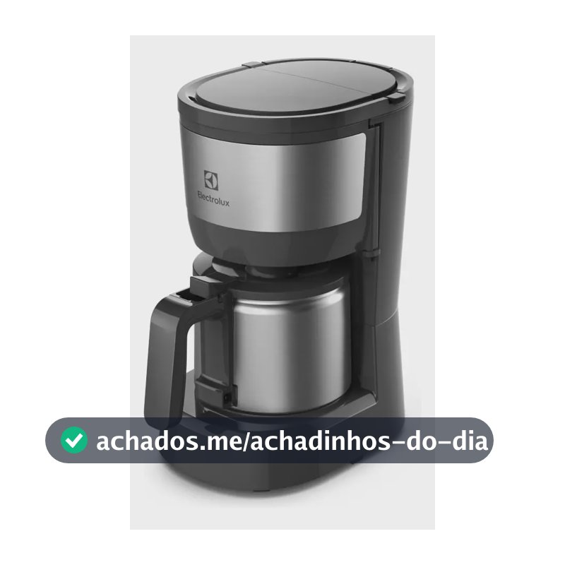 Cafeteira Elétrica Electrolux 600ml Capacidade 15 xicaras Jarra Inox filtro permanente removivel corta pingos função manter aquecido ECM12 - INOX