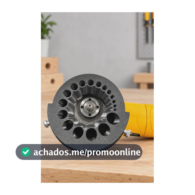 Gabarito Afiador De Brocas 5-20mm Esmerilhadeira 115 125mm Nao Se Aplica Preto