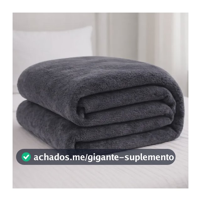 Coberta Manta Soft Casal Microfibra Anti-alérgica Dupla Face
