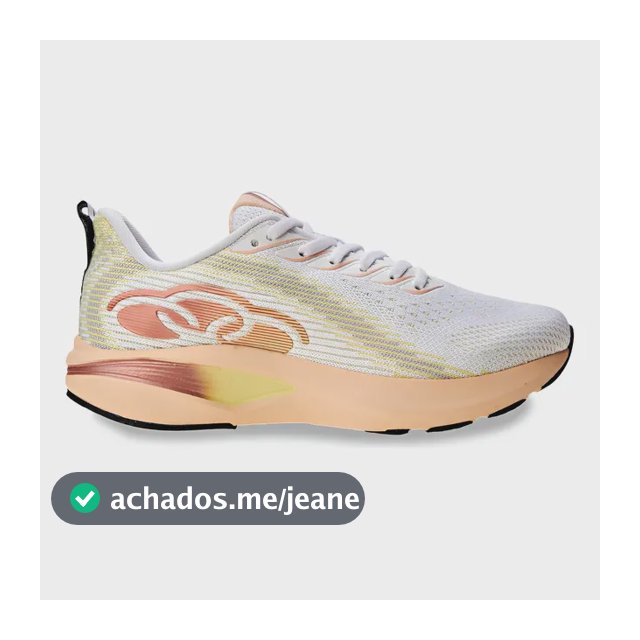 Tênis Esportivo Feminino Voa 2 Olympikus Liso Branco 37 Br