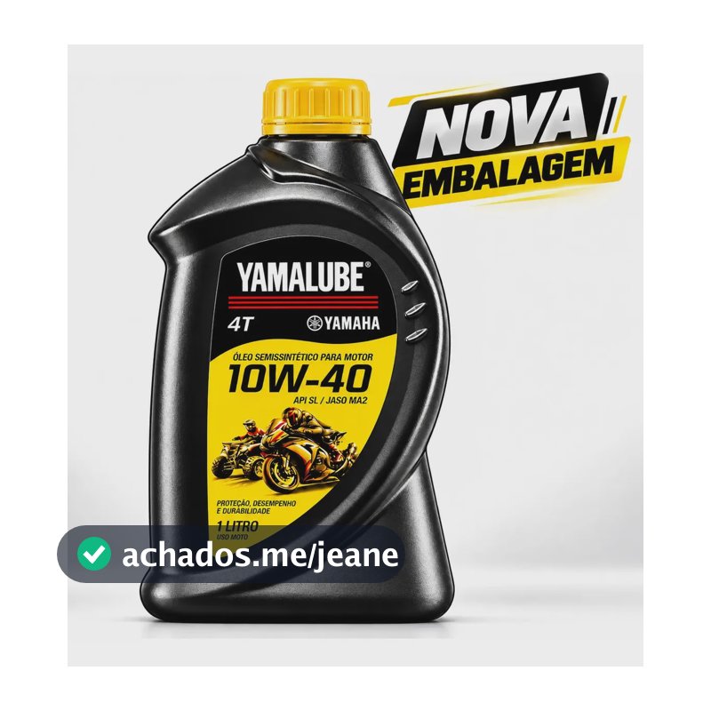 1 Litro Oleo Yamalube Semissintético Sae 10w40 Yamaha