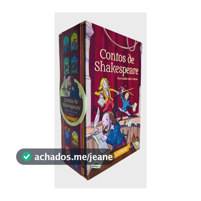 Box Com 16 Livros Contos De Shakespeare Recontados Para Crianças, De William Shakespeare. Editorial Pé Da Letra, Capa Mole, Edição 1 Em Português, 2024