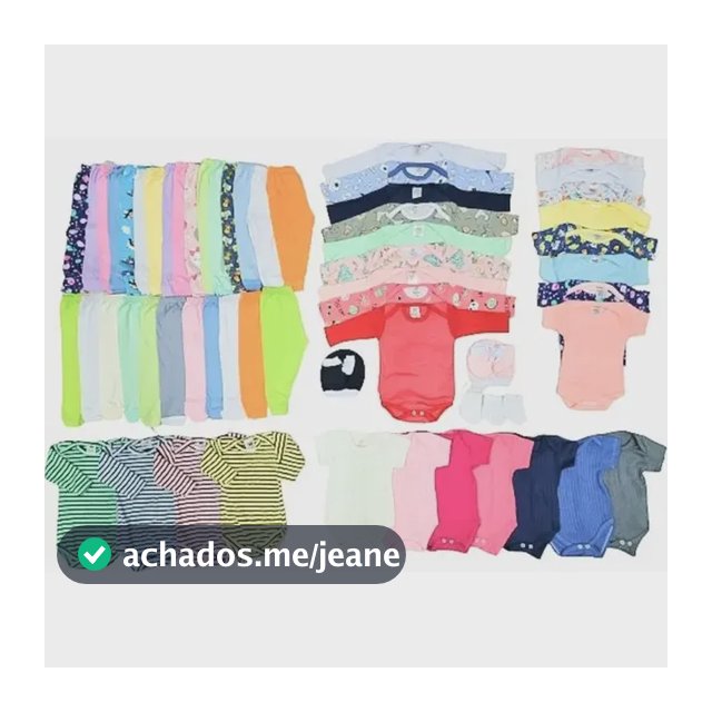 Kit Enxoval 15 Peças Bebê Algodão