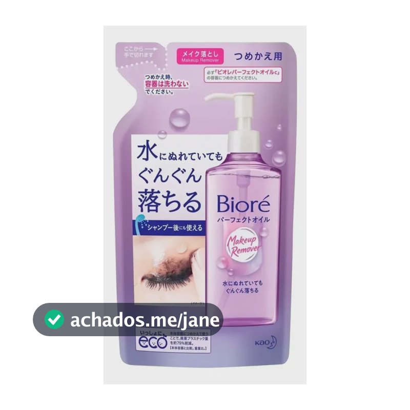 Bioré Óleo Demaquilante Limpeza Facial Cleansing Oil Refil 210ml