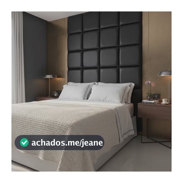 Cabeceira Modulada Adesiva Estofada King Kit 10 Placas 30x40