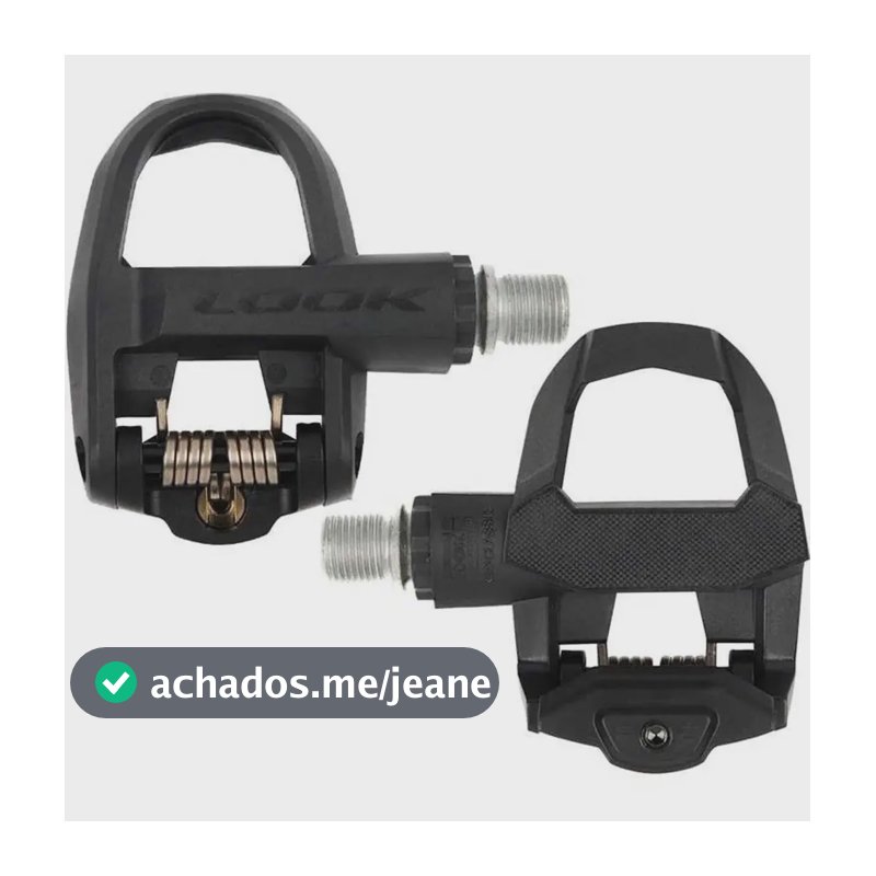 Pedal Clip Look Kéo Classic 3 Encaixe Ciclismo Speed Preto C/ Tacos